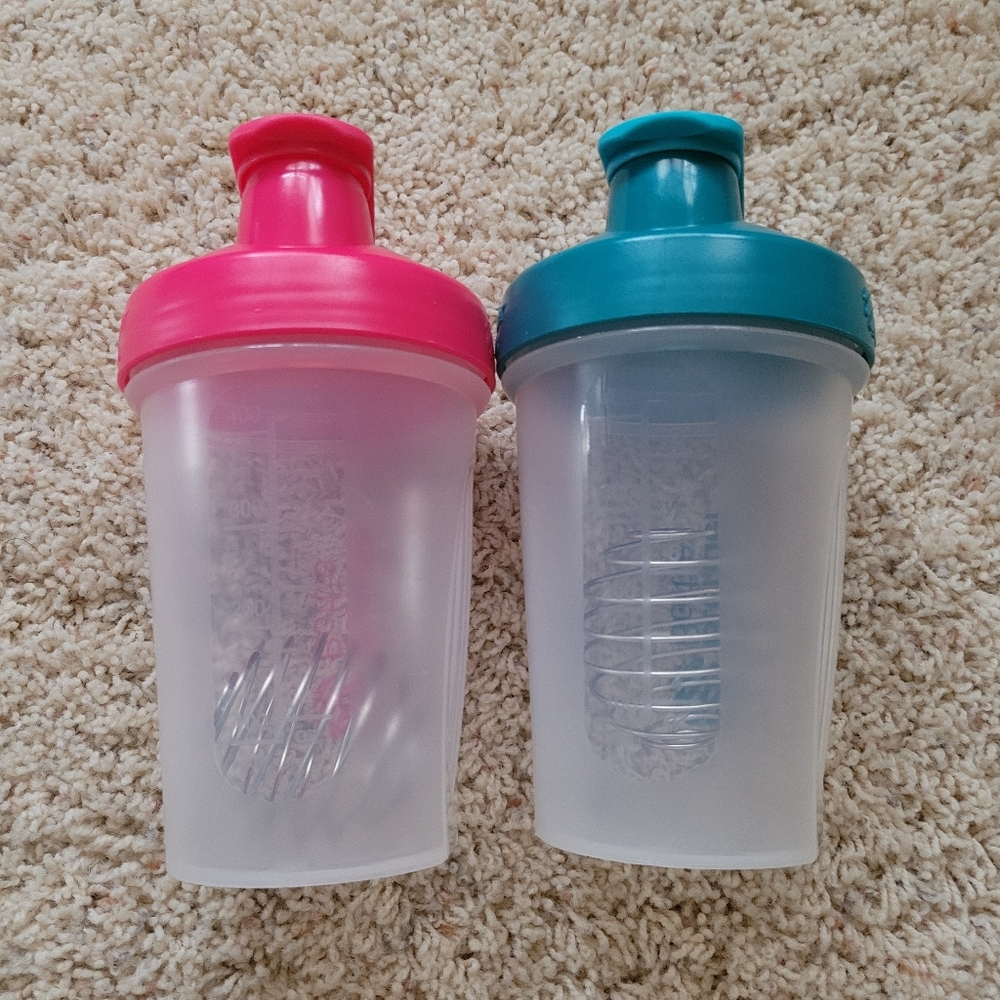Blender Bottle 20 Oz Set Of 2 Pink Blue - Picture 5 of 9